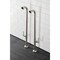 Aqua Vintage AE810S8DKL Freestanding Tub Supply Line, Brushed Nickel AE810S8DKL - alternate 3